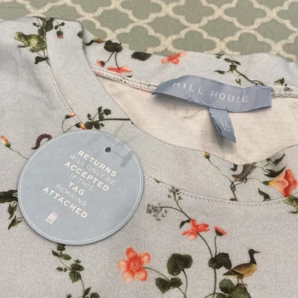 Hill House Theo Pond Floral Sleep Dress NWT - Picture 3 of 8